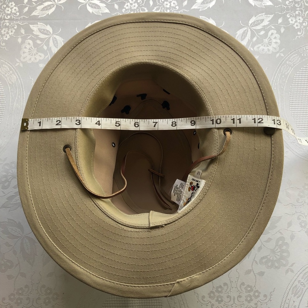 Walt Disney World Animal Kingdom Vintage Park Safari Hat With Pins Men’s Size M - Picture 7 of 16